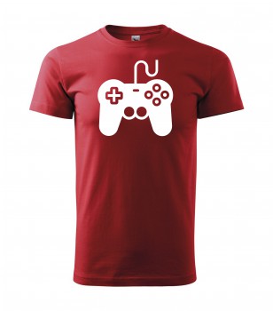 Poháry.com® Tričko pro hráče H01 červené s bílým potiskem XS pánské
