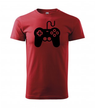 Poháry.com® Tričko pro hráče H01 červené s černým potiskem XS pánské