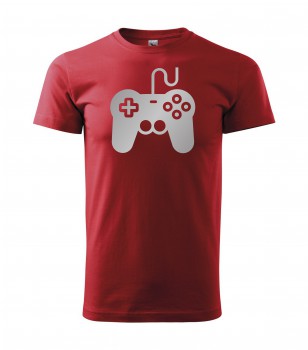 Poháry.com® Tričko pro hráče H01 červené se stříbrným potiskem XS pánské