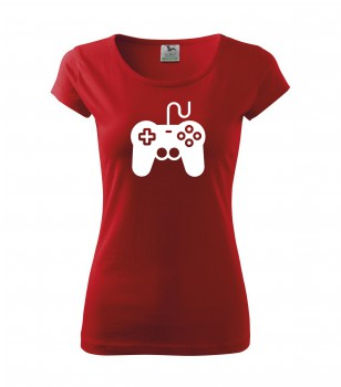 Poháry.com® Tričko pro hráče H01 červené s bílým potiskem dámské XXL dámské