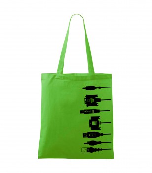Poháry.com® Bavlněná taška světle zelená HANDY - T10