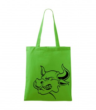 Poháry.com® Bavlněná taška světle zelená HANDY - T14