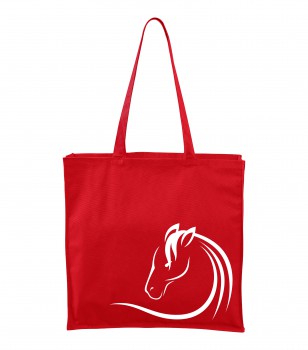 Poháry.com® Bavlněná taška červená CARRY - T17