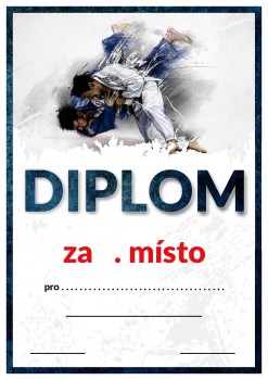 Poháry.com® Diplom judo D27