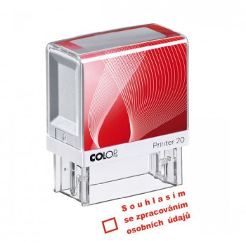 COLOP ® Razítko COLOP Printer 20 / GDPR černý polštářek