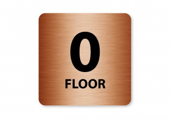 Poháry.com® Piktogram 0.floor bronz