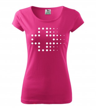 Poháry.com® Tričko pro zdravotní sestřičku D3 růžové M dámské