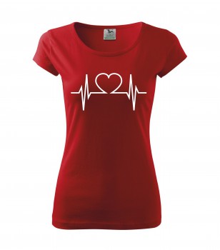 Poháry.com® Tričko pro zdravotní sestřičku D22 červené XXL dámské