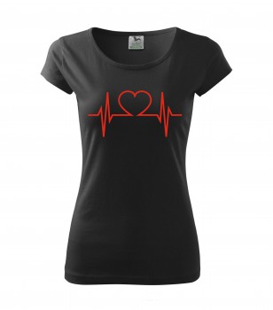 Poháry.com® Tričko pro zdravotní sestřičku D22 černé L dámské