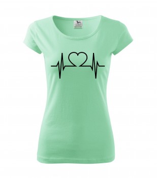 Poháry.com® Tričko pro zdravotní sestřičku D22 mátové S dámské