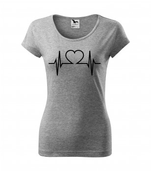 Poháry.com® Tričko pro zdravotní sestřičku D22 šedé S dámské