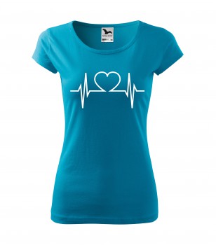 Poháry.com® Tričko pro zdravotní sestřičku D22 tyrkysové L dámské
