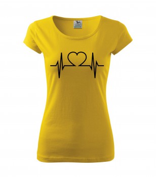 Poháry.com® Tričko pro zdravotní sestřičku D22 žluté L dámské