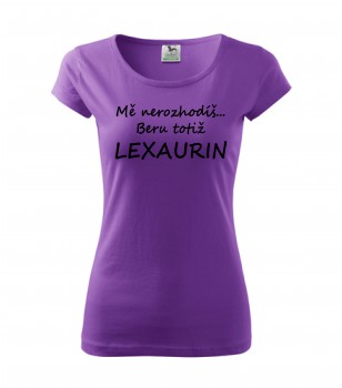 Poháry.com® Tričko pro zdravotní sestřičku D27 fialové XL dámské