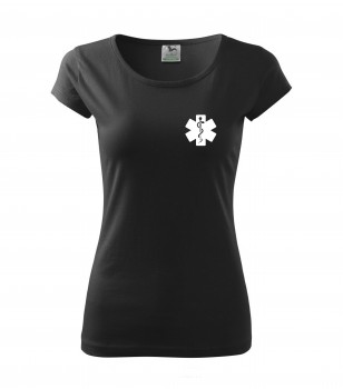 Poháry.com® Tričko pro zdravotní sestřičku D15 černé S dámské