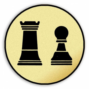 Poháry.com® Emblém tištěný Šachy 25 mm