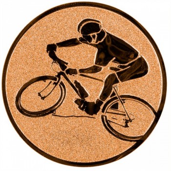 Poháry.com® Emblém horská kola bronz 25 mm