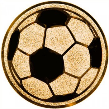 Poháry.com® Emblém fotbal míč bronz 25 mm