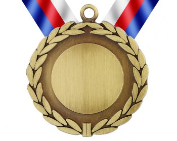 Poháry.com® Medaile MD7 zlato s trikolórou