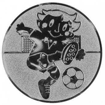 Poháry.com® Emblém fotbal děti stříbro 25 mm