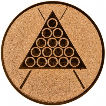 Poháry.com® Emblém pool bronz 50 mm