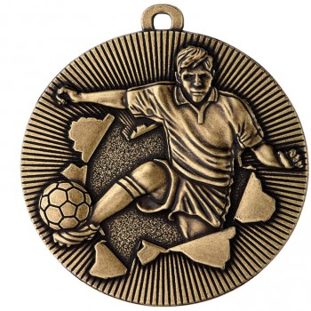 Poháry.com® Medaile MD51 fotbal zlato