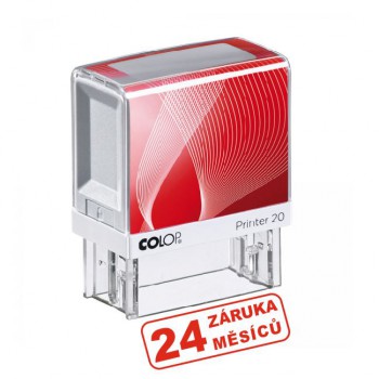 COLOP ® Razítko Colop Printer 20/ZÁRUKA 24 MĚSÍCŮ červený polštářek