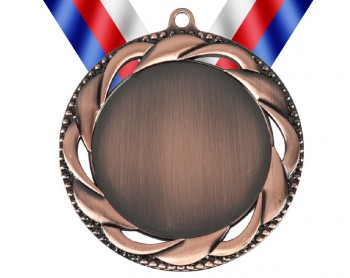 Poháry.com® Medaile MD93 bronz s trikolórou