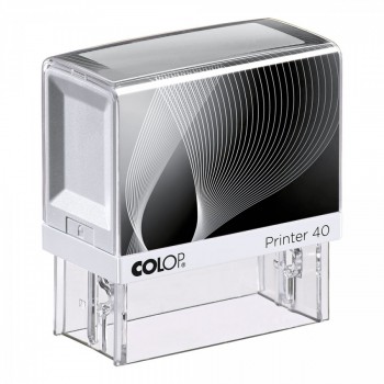 COLOP ® Razítko Colop Printer 40 černo/bílé se štočkem fialový polštářek