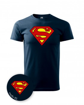 Poháry.com® Tričko Superman 092 nám. modrá XS dámské