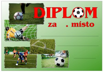 Poháry.com® Diplom fotbal D12