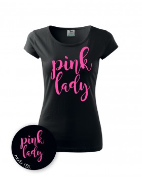 Poháry.com® Tričko pink lady 161 černé S dámské