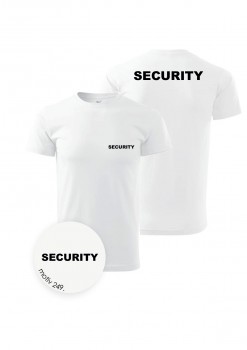 Poháry.com® Tričko SECURITY bílé XS pánské