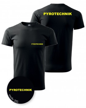 Poháry.com® Tričko Pyrotechnik černé XS pánské