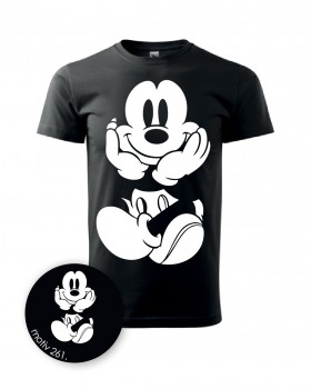 Poháry.com® Tričko Mickey Mouse 261 černé S pánské