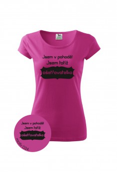 Poháry.com® Tričko pro zdravotní sestřičku D24 růžové S dámské