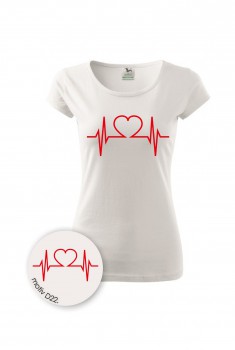 Poháry.com® Tričko pro zdravotní sestřičku D22 bílé S dámské