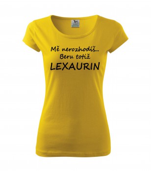 Poháry.com® Tričko pro zdravotní sestřičku D27 žluté L dámské